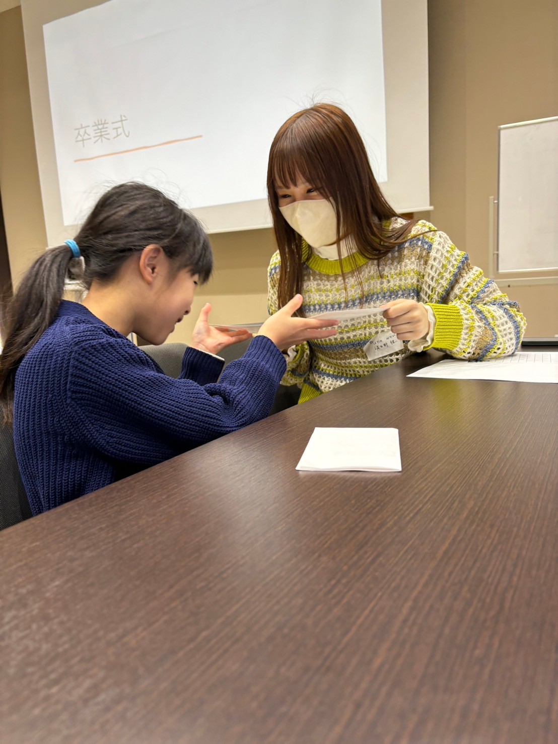 大学生体験卒業式